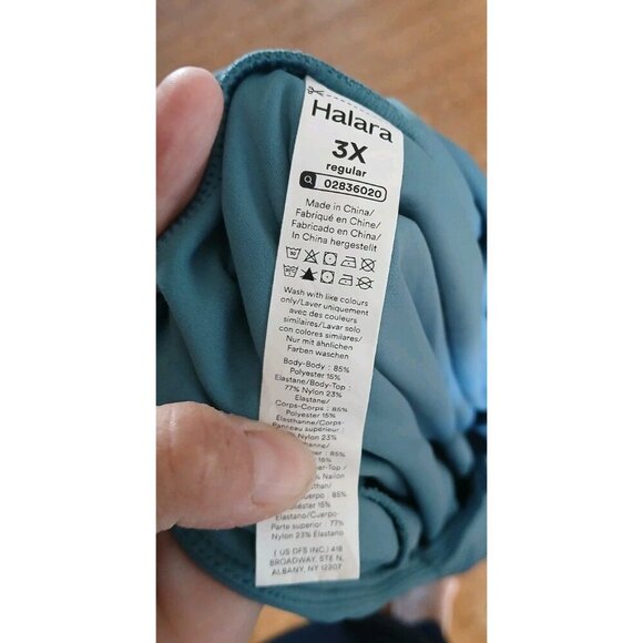 Halara Breezeful High Waisted Split 2-in-1 Flowy Maxi Skirt Size 3X Green - Picture 4 of 7